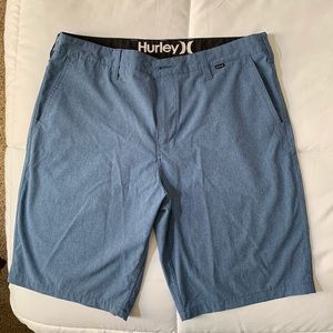 Hurley Blue Phantom shorts size 34